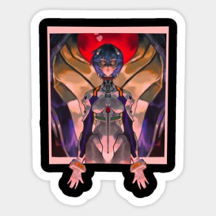 Rei evangelion Sticker